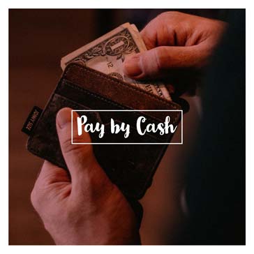 Pay by Cash