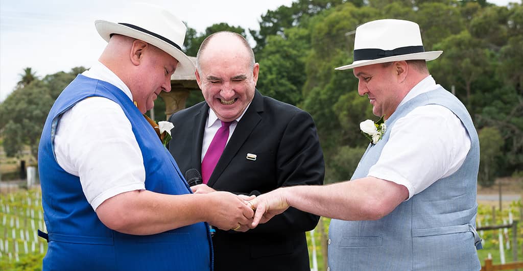 gay wedding ceremony melbourne